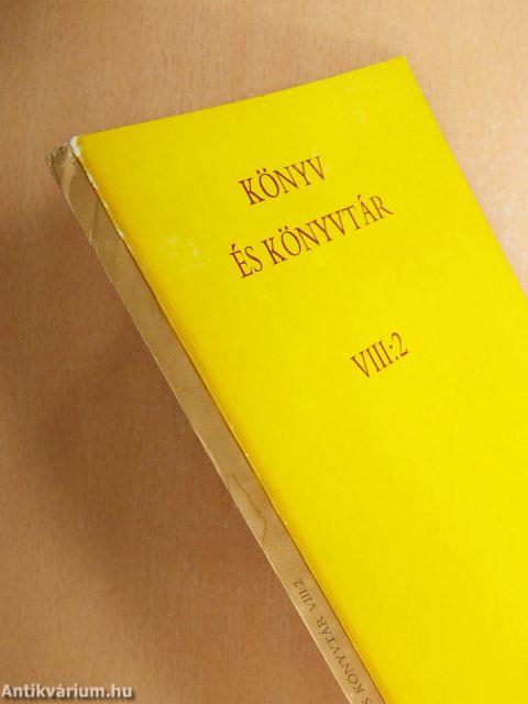 Könyv és könyvtár VIII:2