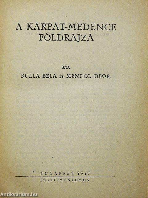 A Kárpát-medence földrajza