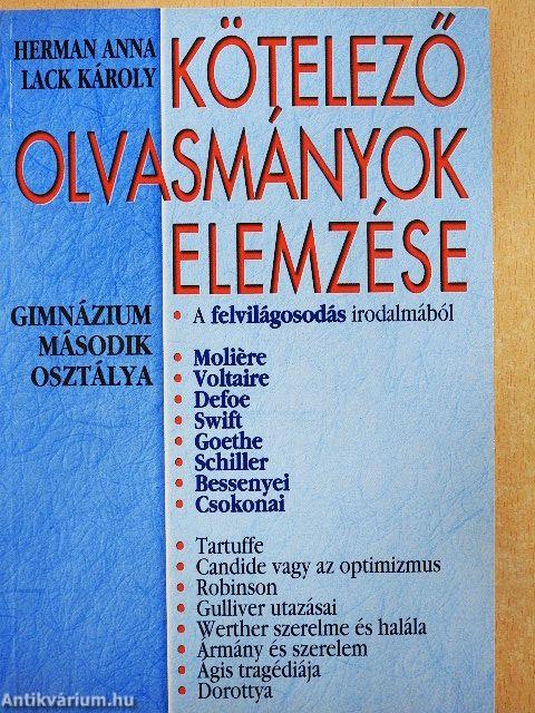 Kötelező olvasmányok elemzése 2.