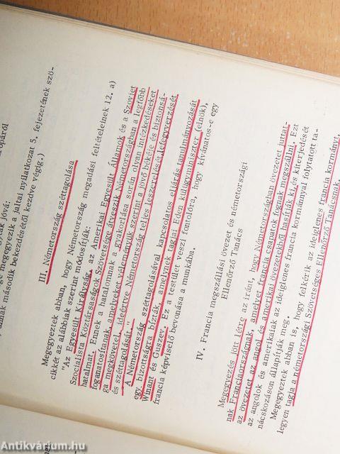 Nyugat-Európa, az Egyesült Államok és a nemzetközi helyzet 1945-1955.