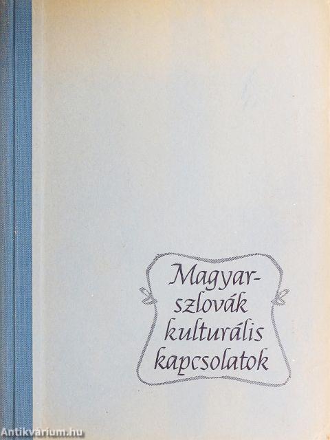 Magyar-szlovák kulturális kapcsolatok