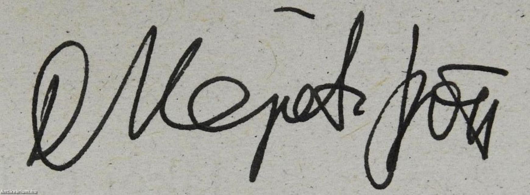 Mennyei lábtengó (dedikált példány)