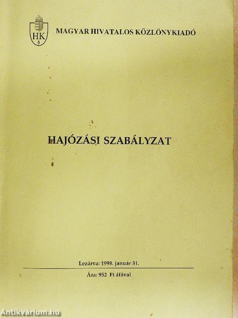 Hajózási szabályzat