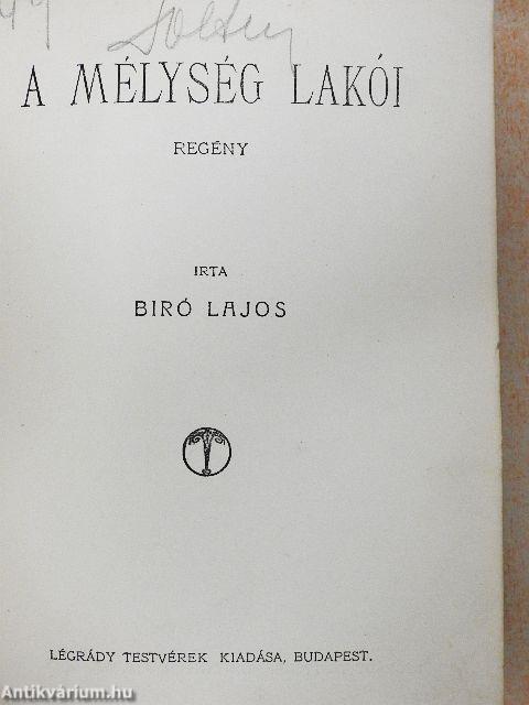 A mélység lakói
