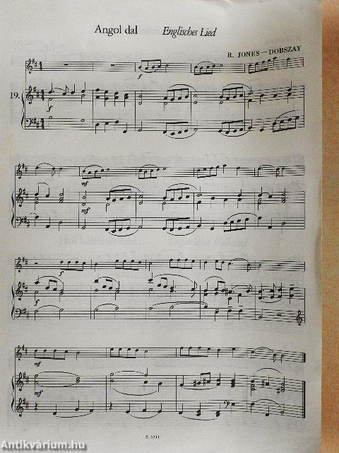 Előadási darabok a Hegedűiskola II. kötetéhez