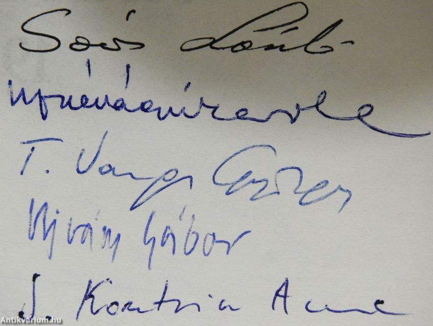 A Magyar Szocialista Munkáspárt Központi Bizottságának 1989. évi jegyzőkönyvei I-II. (többszörösen dedikált példány)