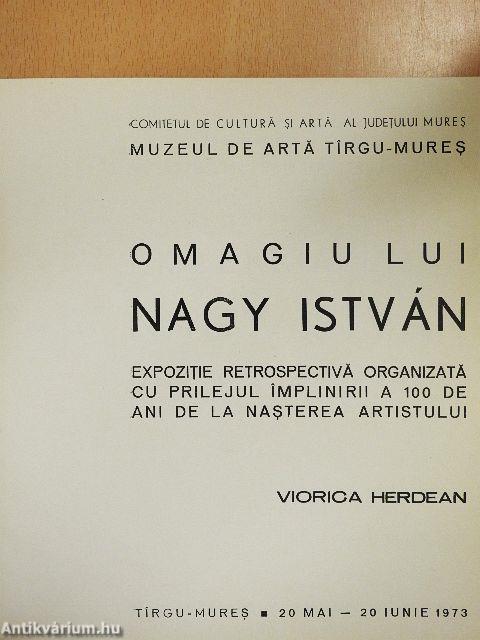 Emlékkiállítás Nagy István festőművész születésének 100. évfordulója tiszteletére