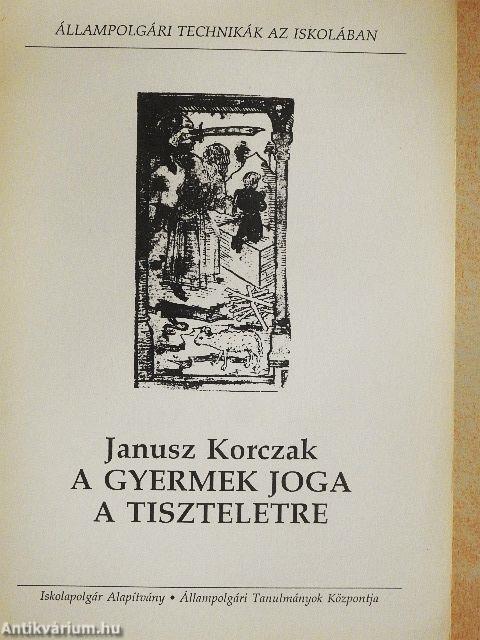 A gyermek joga a tiszteletre