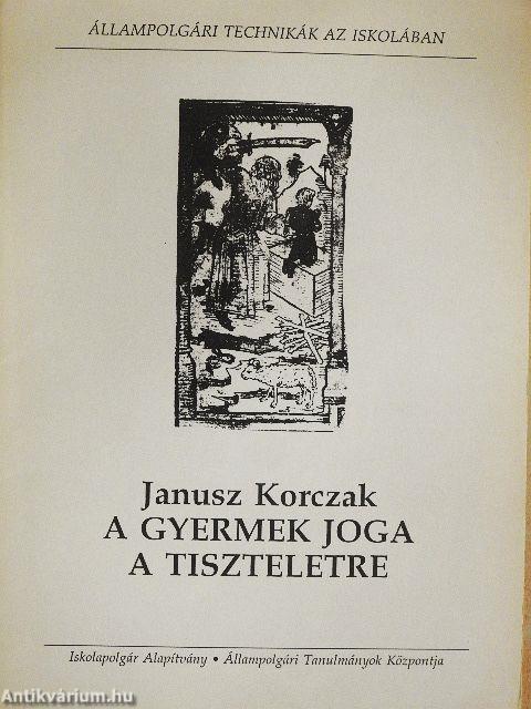 A gyermek joga a tiszteletre