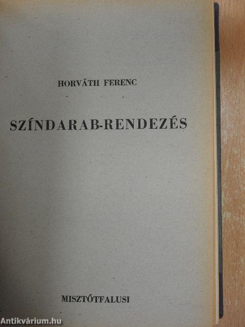 A színjátszás iskolája/A maszkirozás kézikönyve/Új színjátszás, új film/Színdarab-berendezés/Tájékoztató - Angol szinházművészeti kiállítás/Színházi életünk története a felszabadulás után/A színházi rendezés útjai/A színház drámája
