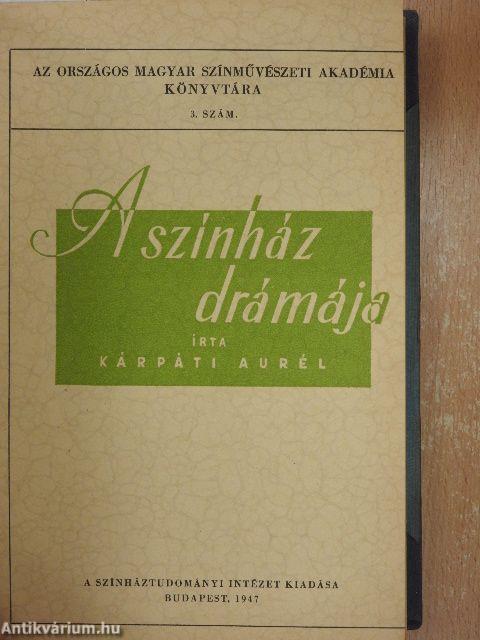 A színjátszás iskolája/A maszkirozás kézikönyve/Új színjátszás, új film/Színdarab-berendezés/Tájékoztató - Angol szinházművészeti kiállítás/Színházi életünk története a felszabadulás után/A színházi rendezés útjai/A színház drámája