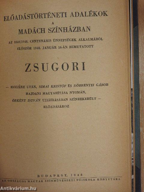 A színjátszás iskolája/A maszkirozás kézikönyve/Új színjátszás, új film/Színdarab-berendezés/Tájékoztató - Angol szinházművészeti kiállítás/Színházi életünk története a felszabadulás után/A színházi rendezés útjai/A színház drámája