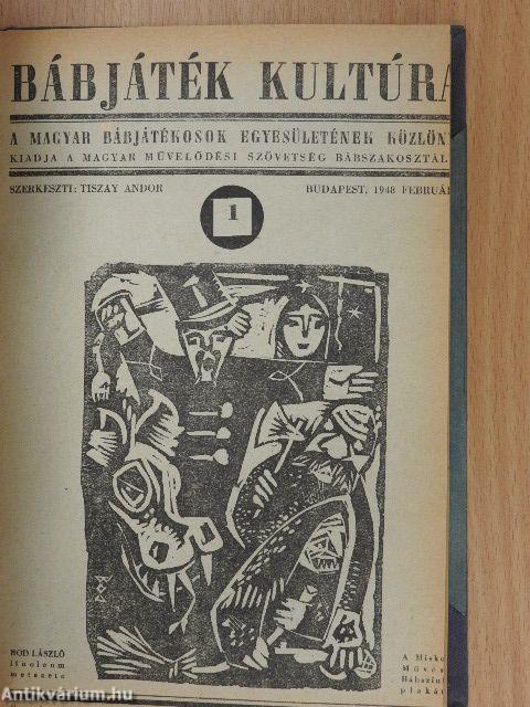 A színjátszás iskolája/A maszkirozás kézikönyve/Új színjátszás, új film/Színdarab-berendezés/Tájékoztató - Angol szinházművészeti kiállítás/Színházi életünk története a felszabadulás után/A színházi rendezés útjai/A színház drámája