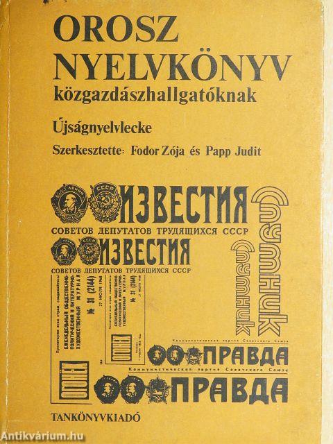 Orosz nyelvkönyv közgazdászhallgatóknak