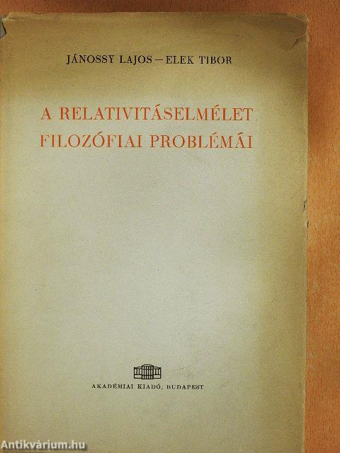 A relativitáselmélet filozófiai problémái