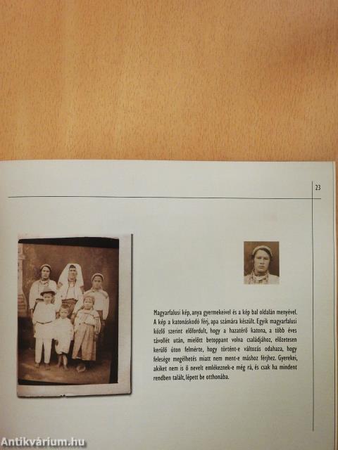 Magyarfalusi emlékek (dedikált példány)