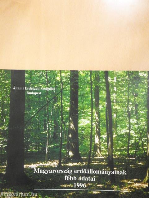 Magyarország erdőállományainak főbb adatai 1996 (dedikált példány)