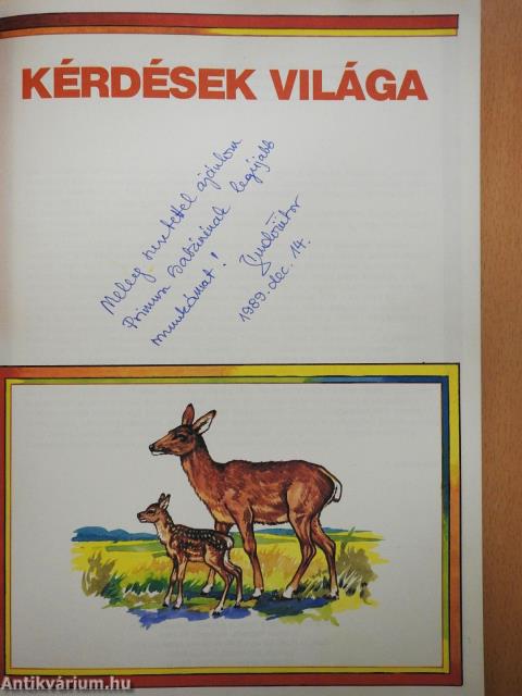 Kérdések világa (dedikált példány)