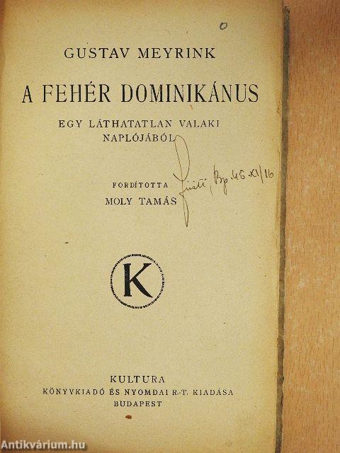A fehér dominikánus