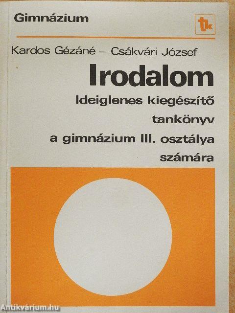 Irodalom III.