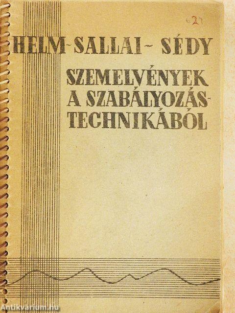 Szemelvények a szabályozástechnikából