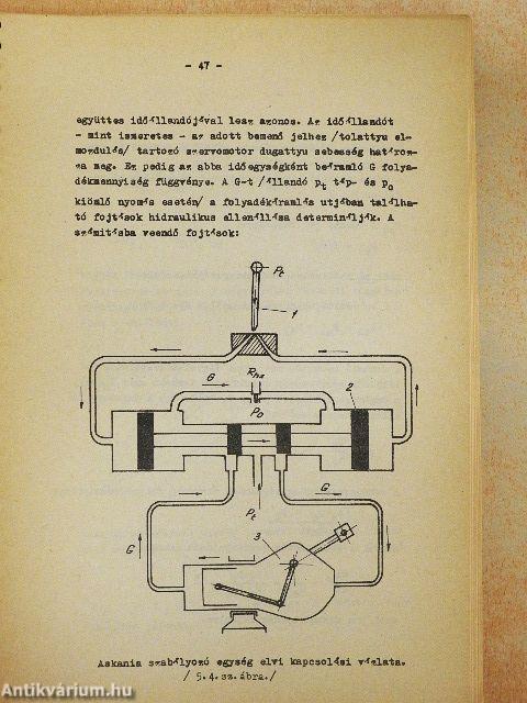 Szemelvények a szabályozástechnikából
