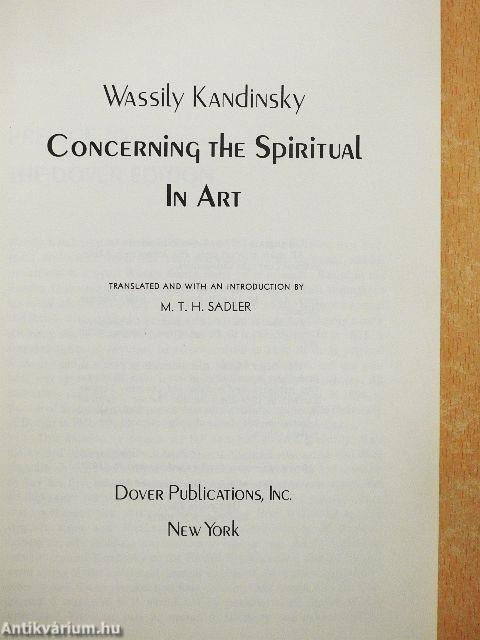 Concerning the Spiritual in Art