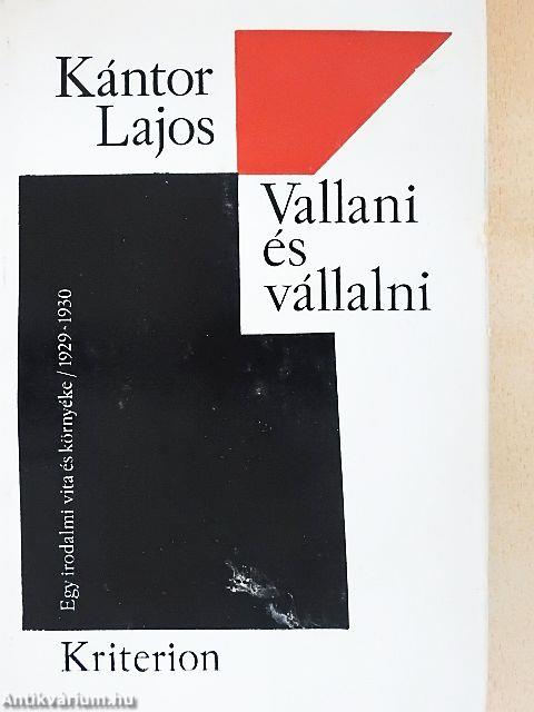 Vallani és vállalni