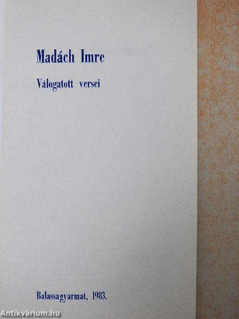 Madách Imre válogatott versei