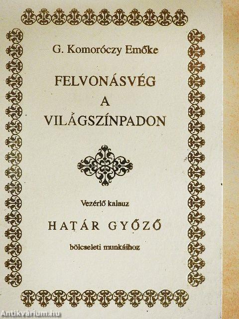 Felvonásvég a világszínpadon