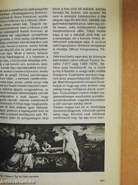 A művészetek története