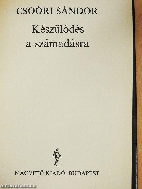 Készülődés a számadásra