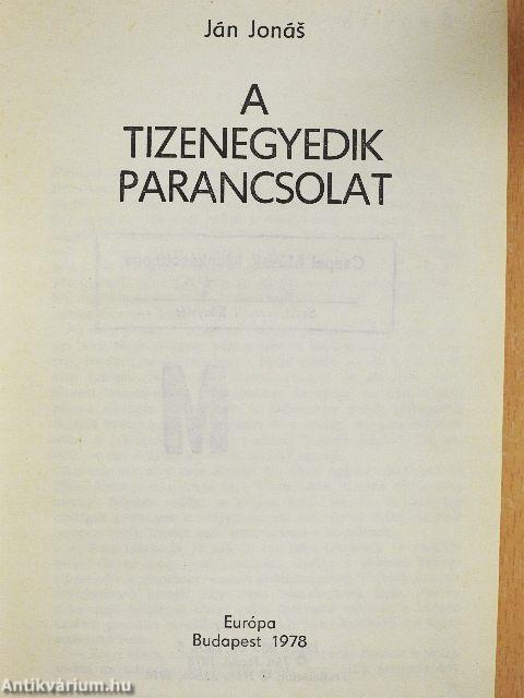 A tizenegyedik parancsolat