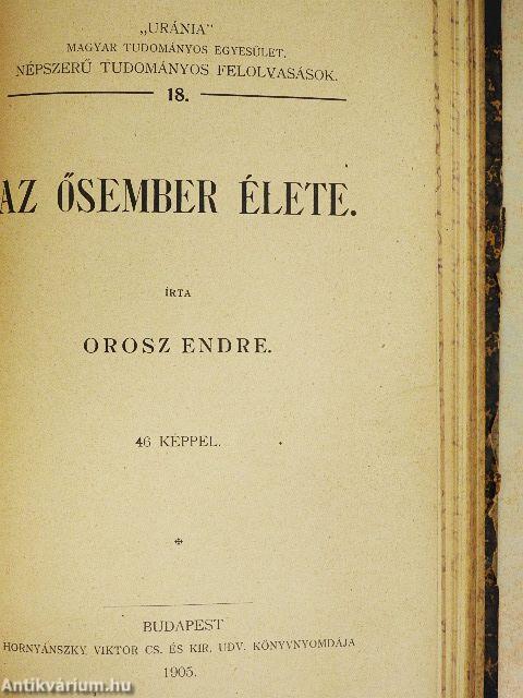 "Uránia" Magyar Tudományos Egyesület - Népszerű tudományos felolvasások 1-24.
