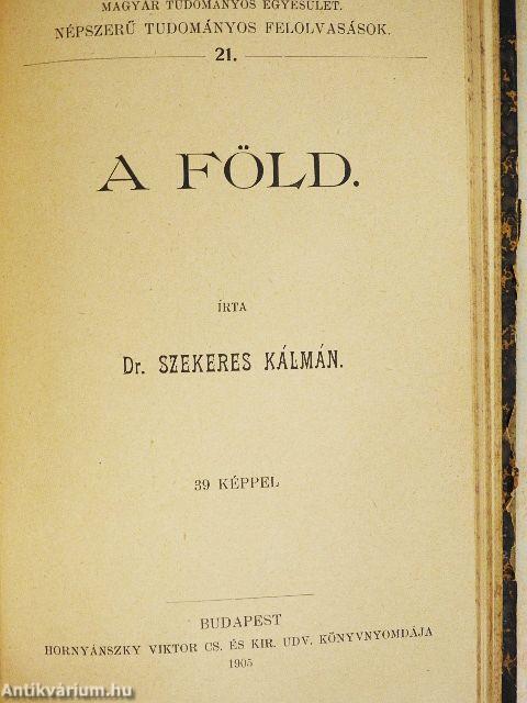 "Uránia" Magyar Tudományos Egyesület - Népszerű tudományos felolvasások 1-24.