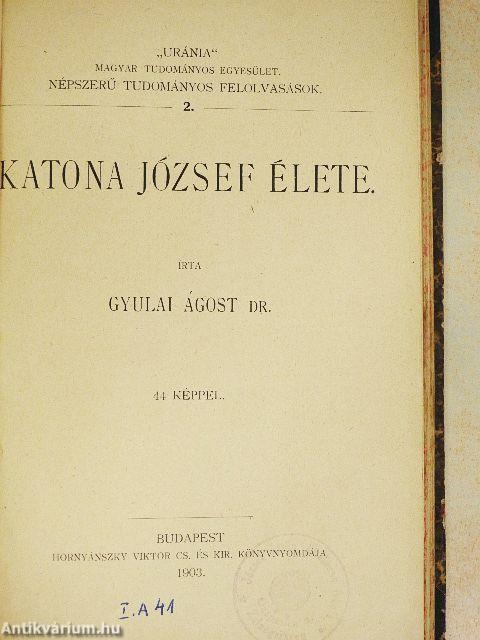 "Uránia" Magyar Tudományos Egyesület - Népszerű tudományos felolvasások 1-24.