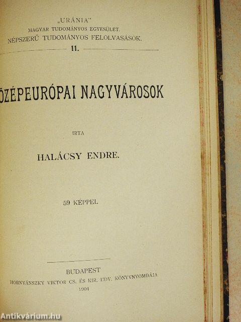 "Uránia" Magyar Tudományos Egyesület - Népszerű tudományos felolvasások 1-24.