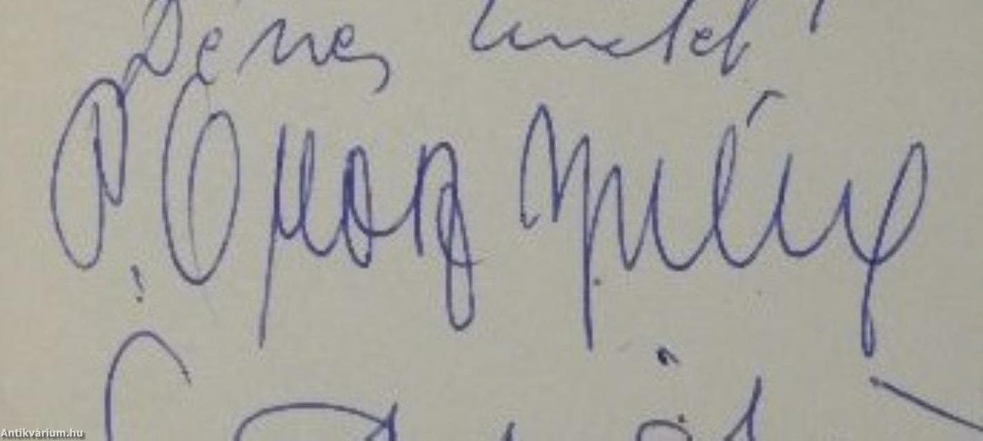 Ismerkedés a zenetörténettel (többszörösen dedikált példány)