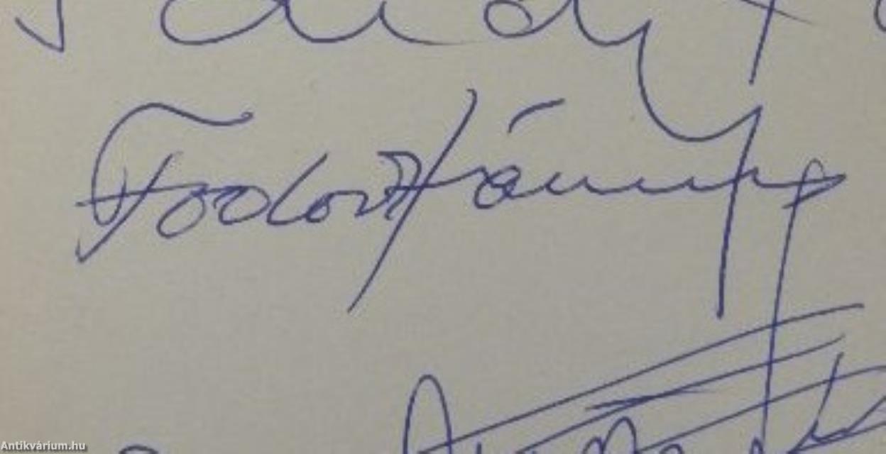 Ismerkedés a zenetörténettel (többszörösen dedikált példány)