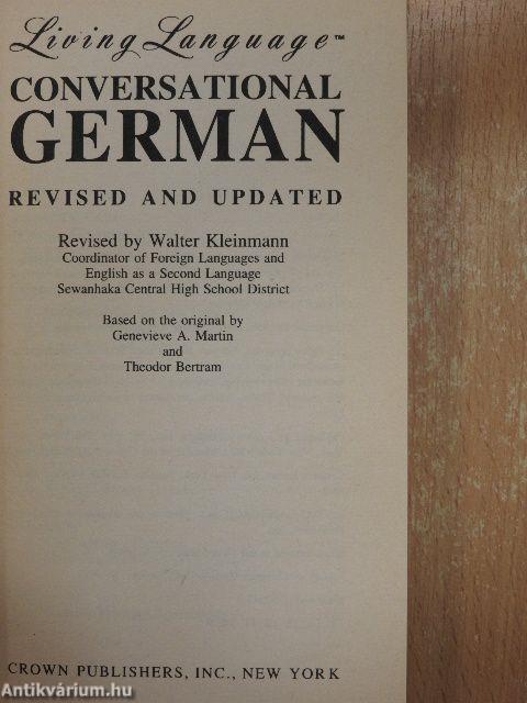Conversational German/German Dictionary - 2db kazettával