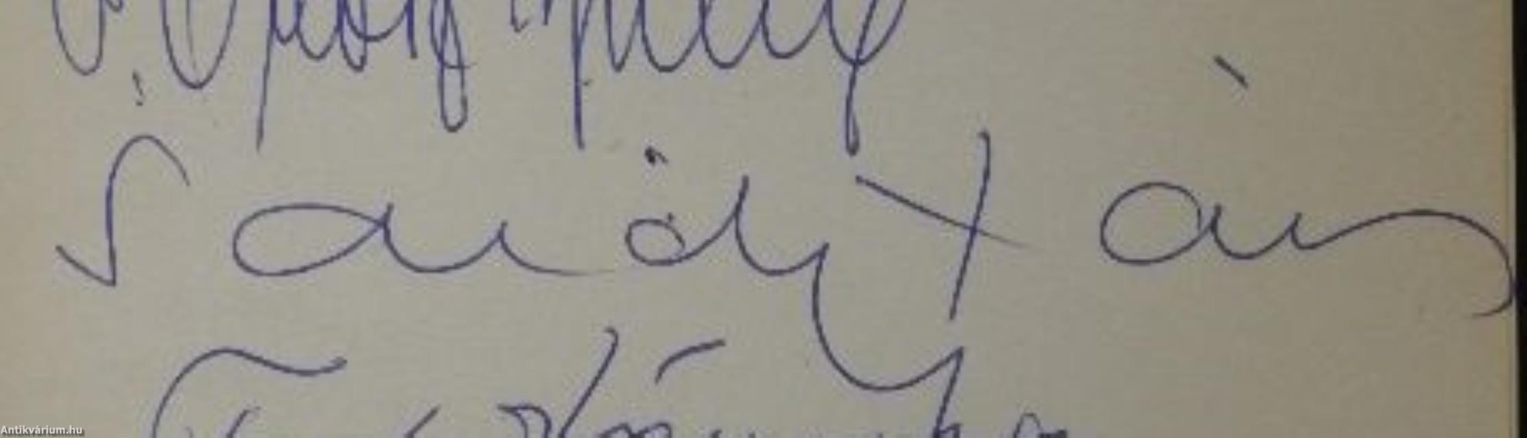 Ismerkedés a zenetörténettel (többszörösen dedikált példány)