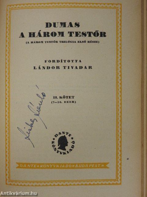 A három testőr I-II.