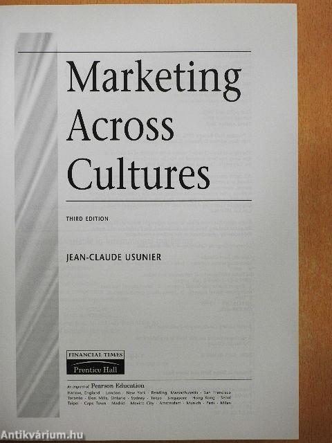 Marketing Across Cultures