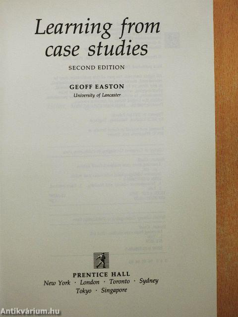 Learning from case studies