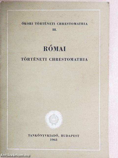 Római történeti chrestomathia