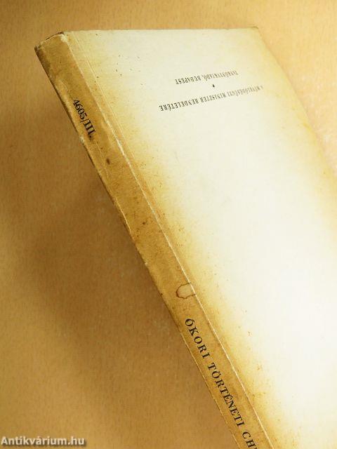 Római történeti chrestomathia