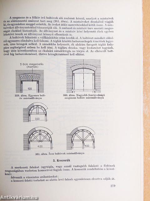 Kőművesszerkezetek I-II.