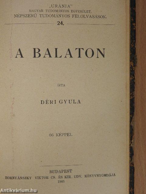 "Uránia" Magyar Tudományos Egyesület - Népszerű tudományos felolvasások 1-24.
