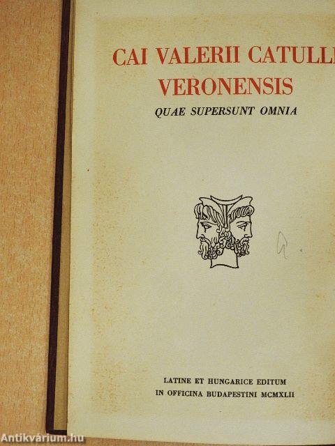 Caius Valerius Catullus összes költeményei