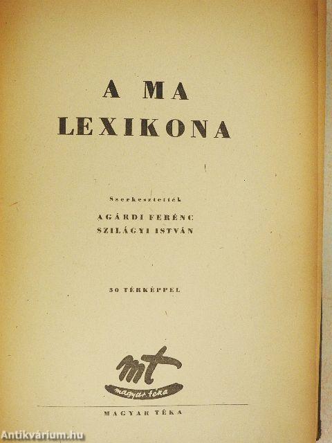 A Ma Lexikona